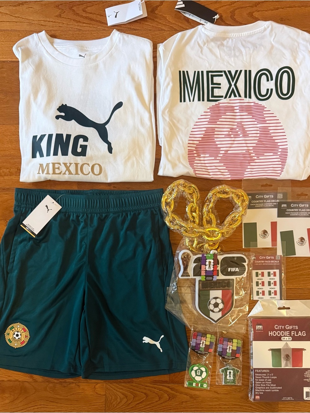FIFA x Puma Mexico World Cup National Soccer team fan pack - NEW W/ TAGS